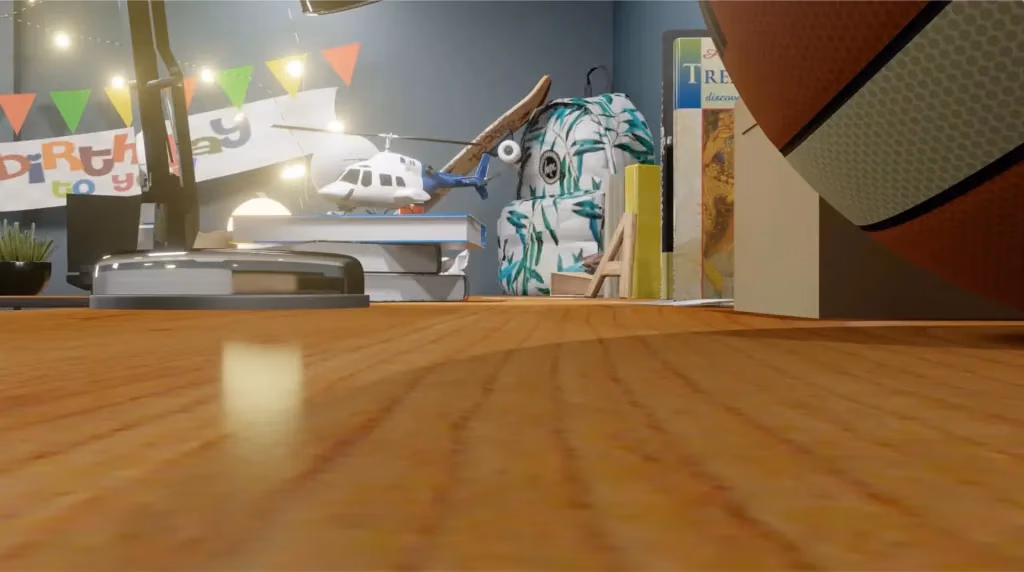 Virtuelle Laufwelt Lilliput auf dem Creator600-Display