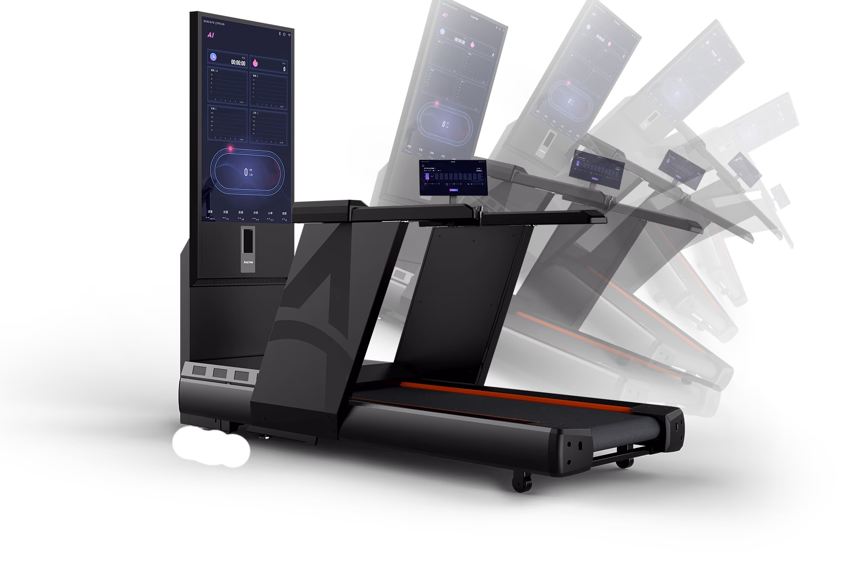 Visbody Creator600 Laufband mit großem Hochformat-Display