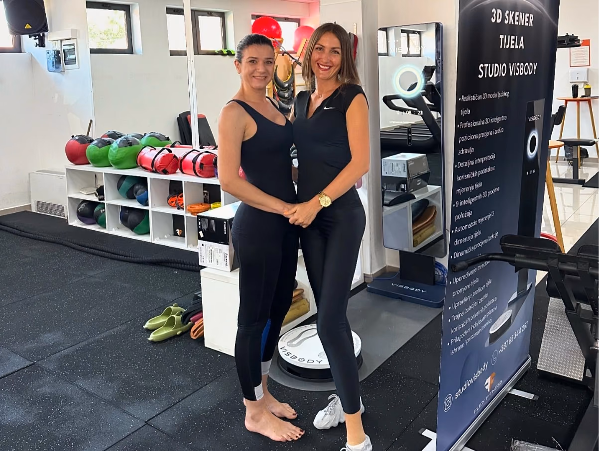Fitnessstudio Flex Fitness Bijeljina mit Visbody M30