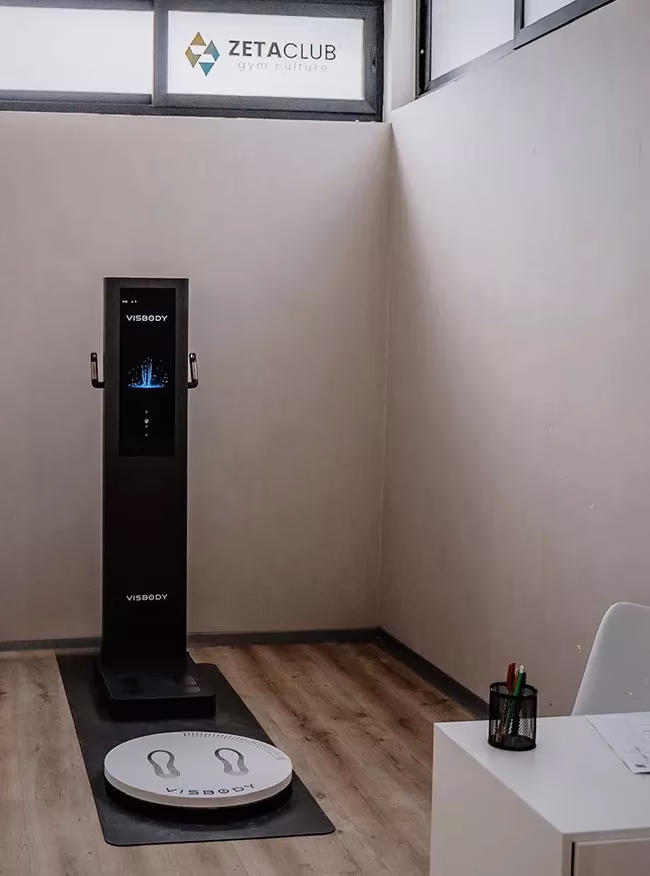 Visbody 3D-Körperscanner im Zeta Club in Italien