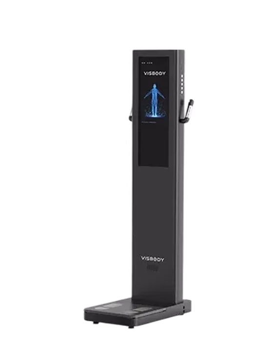 Visbody S20 Körperanalysator mit Touchscreen und Elektroden-Handgriffen