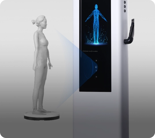 3d Körperscanner, 3d Body Scanner, 3d körperanalyse